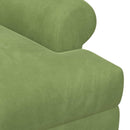 vidaXL Gombra tűzött loveseat Világos zöld 120 x 66 x 78 cm Bársony