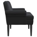 vidaXL Gombra tűzött loveseat Fekete 120 x 66 x 78 cm Bársony