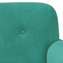 vidaXL Gombra tűzött loveseat Türkiz 120 x 66 x 78 cm Bársony