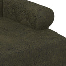 vidaXL Gombra tűzött loveseat Katonai zöld 120 x 65 x 78 cm