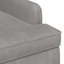 vidaXL Gombra tűzött loveseat Világosszürke 111 x 65 x 79 cm Bársony