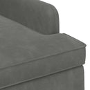 vidaXL Gombra tűzött loveseat Sötétszürke 111 x 65 x 79 cm Bársony