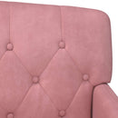 vidaXL Gombra tűzött loveseat Rózsaszín 111 x 65 x 79 cm Bársony