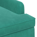 vidaXL Gombra tűzött loveseat Türkiz 111 x 65 x 79 cm Bársony