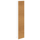 vidaXL CD szekrény Fehér 33 x 23,5 x 175 cm Szerelt Fa