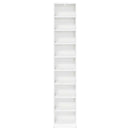 vidaXL CD szekrény Fehér 33 x 23,5 x 175 cm Szerelt Fa
