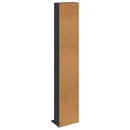 vidaXL CD szekrény Fekete Tölgy 33 x 23,5 x 175 cm Szerelt Fa