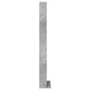 vidaXL CD szekrény Betonszürke 33 x 23,5 x 175 cm Szerelt Fa