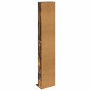 vidaXL CD szekrény Füstös Tölgy 33 x 23,5 x 175 cm Szerelt Fa