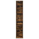 vidaXL CD szekrény Füstös Tölgy 33 x 23,5 x 175 cm Szerelt Fa
