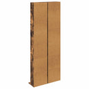 vidaXL CD szekrény 2 db Füstös Tölgy 33 x 23,5 x 175 cm Szerelt Fa