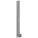 vidaXL CD szekrény Szürke Sonoma 33 x 23,5 x 175 cm Szerelt Fa