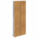 vidaXL CD szekrény 2 db Szürke Sonoma 33 x 23,5 x 175 cm Szerelt Fa
