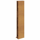 vidaXL CD szekrény Antik Fa 33 x 23,5 x 175 cm Szerelt Fa
