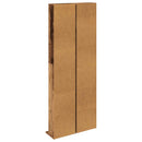vidaXL CD szekrény 2 db Antik Fa 33 x 23,5 x 175 cm Szerelt Fa