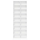 vidaXL CD szekrény Fehér 65 x 23,5 x 175 cm Szerelt Fa