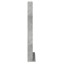 vidaXL CD szekrény Betonszürke 65 x 23,5 x 175 cm Szerelt Fa