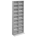 vidaXL CD szekrény Szürke Sonoma 65 x 23,5 x 175 cm Szerelt Fa