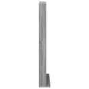 vidaXL CD szekrény Szürke Sonoma 65 x 23,5 x 175 cm Szerelt Fa