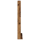 vidaXL CD szekrény Antik Fa 65 x 23,5 x 175 cm Szerelt Fa