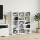 vidaXL CD szekrény Fehér 96 x 23,5 x 97,5 cm Szerelt Fa