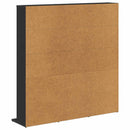 vidaXL CD szekrény Fekete Tölgy 96 x 23,5 x 97,5 cm Szerelt Fa