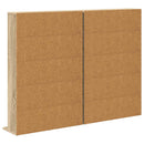 vidaXL CD szekrény 2 db Sonoma Tölgy 65 x 23,5 x 97,5 cm Szerelt Fa