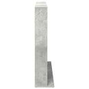 vidaXL CD szekrény 2 db Betonszürke 65 x 23,5 x 97,5 cm Szerelt Fa
