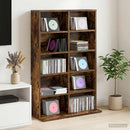 vidaXL CD szekrény Füstös Tölgy 65 x 23,5 x 97,5 cm Szerelt Fa
