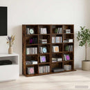 vidaXL CD szekrény 2 db Füstös Tölgy 65 x 23,5 x 97,5 cm Szerelt Fa
