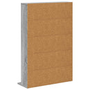 vidaXL CD szekrény Szürke Sonoma 65 x 23,5 x 97,5 cm Szerelt Fa