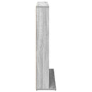 vidaXL CD szekrény Szürke Sonoma 65 x 23,5 x 97,5 cm Szerelt Fa