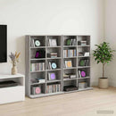 vidaXL CD szekrény 2 db Szürke Sonoma 65 x 23,5 x 97,5 cm Szerelt Fa