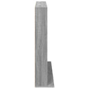 vidaXL CD szekrény 2 db Szürke Sonoma 65 x 23,5 x 97,5 cm Szerelt Fa