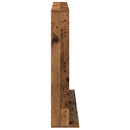 vidaXL CD szekrény 2 db Antik Fa 65 x 23,5 x 97,5 cm Szerelt Fa