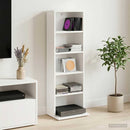 vidaXL CD szekrény Fehér 33 x 23,5 x 97,5 cm Szerelt Fa