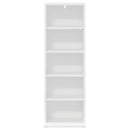 vidaXL CD szekrény Fehér 33 x 23,5 x 97,5 cm Szerelt Fa