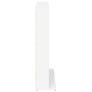 vidaXL CD szekrény Fehér 33 x 23,5 x 97,5 cm Szerelt Fa