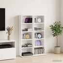 vidaXL CD szekrény 2 db Fehér 33 x 23,5 x 97,5 cm Szerelt Fa