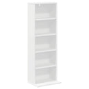 vidaXL CD szekrény 2 db Fehér 33 x 23,5 x 97,5 cm Szerelt Fa