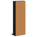 vidaXL CD szekrény Fekete Tölgy 33 x 23,5 x 97,5 cm Szerelt Fa