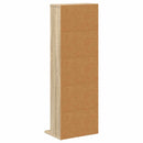 vidaXL CD szekrény Sonoma Tölgy 33 x 23,5 x 97,5 cm Szerelt Fa
