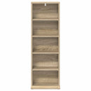 vidaXL CD szekrény Sonoma Tölgy 33 x 23,5 x 97,5 cm Szerelt Fa
