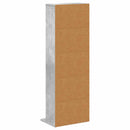 vidaXL CD szekrény Betonszürke 33 x 23,5 x 97,5 cm Szerelt Fa