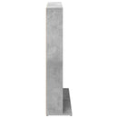 vidaXL CD szekrény Betonszürke 33 x 23,5 x 97,5 cm Szerelt Fa