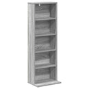 vidaXL CD szekrény Szürke Sonoma 33 x 23,5 x 97,5 cm Szerelt Fa