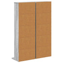 vidaXL CD szekrény 2 db Szürke Sonoma 33 x 23,5 x 97,5 cm Szerelt Fa