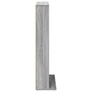 vidaXL CD szekrény 2 db Szürke Sonoma 33 x 23,5 x 97,5 cm Szerelt Fa