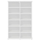 vidaXL CD szekrény Fehér 60 x 17 x 92 cm Szerelt Fa