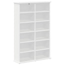 vidaXL CD szekrény 2 db Fehér 60 x 17 x 92 cm Szerelt Fa